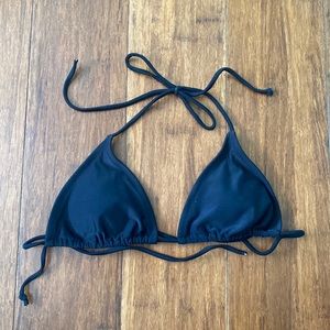 🖤Black bikini top S